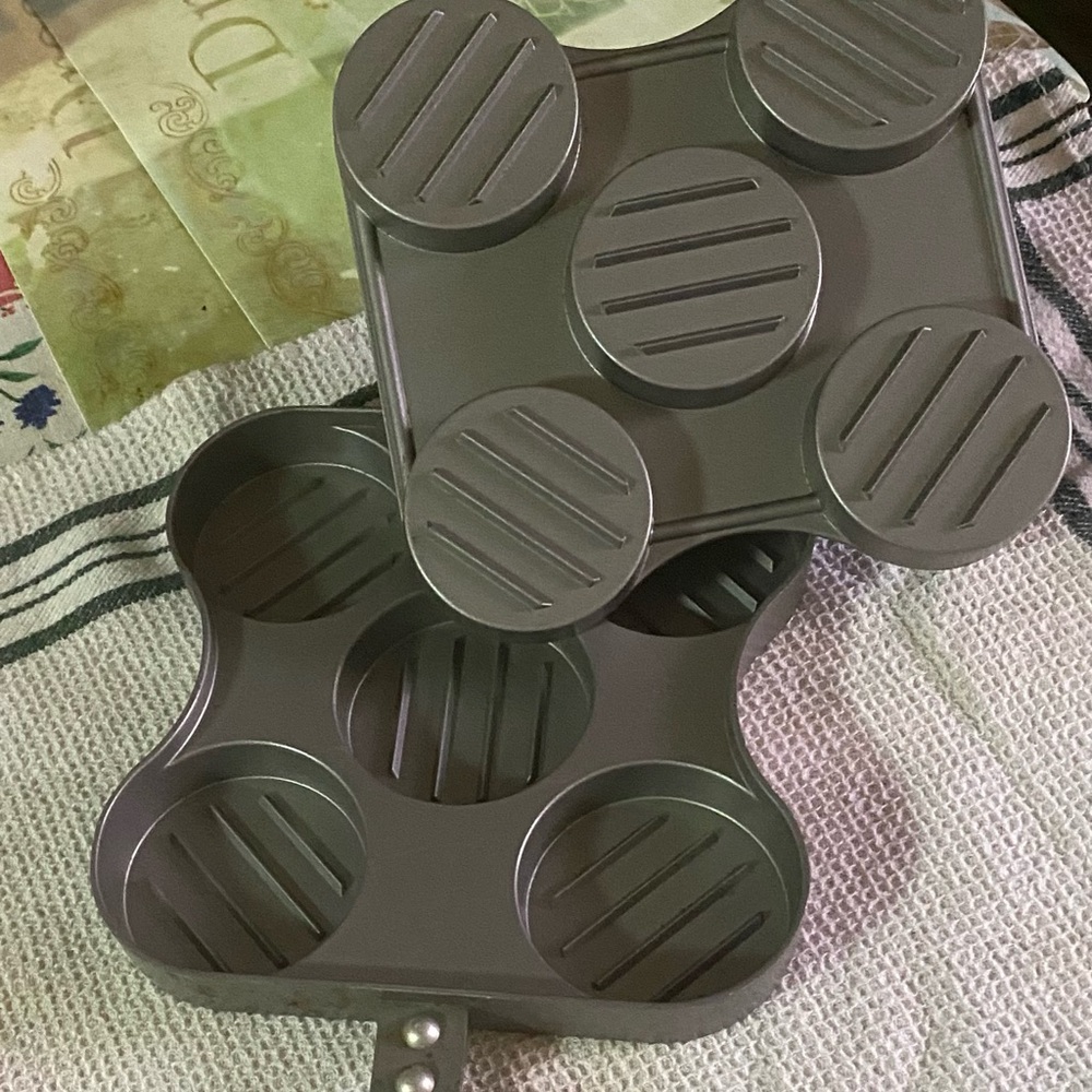 Slider Mini Burger Patty Press Pan